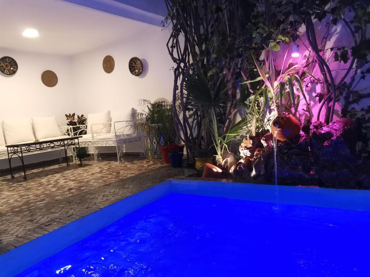 Dar Ben Daoud Avec Piscine Et Terrasse Privee Lejlighed Fez Eksteriør billede
